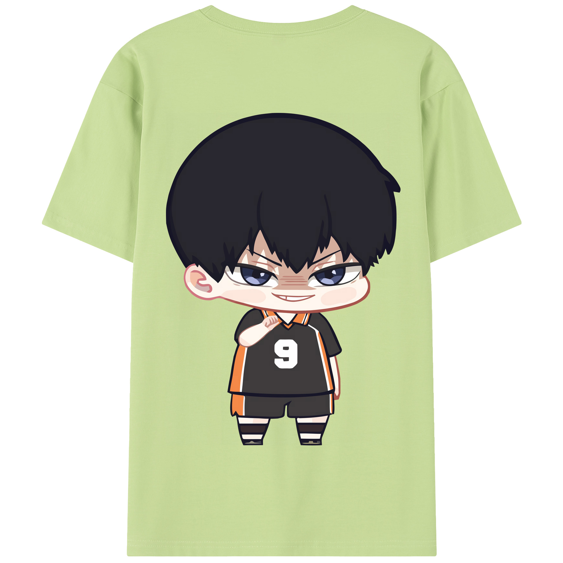 （画像用） ハイキュー!! Haikyu!! 綿100％半袖Tシャツ（背面プリント）